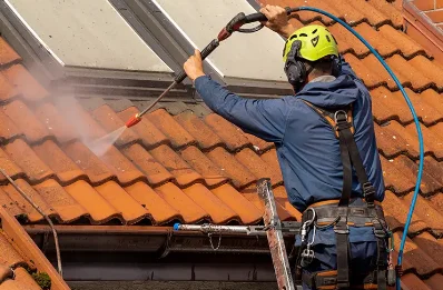 Démoussage et hydrofuge de toiture à Sainte-Marguerite-Lafigère